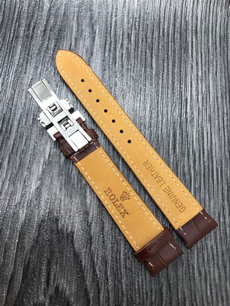 rolex dress watch leather strap|genuine rolex leather watch straps.